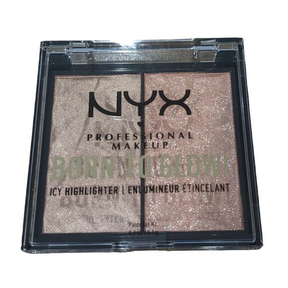 NYX Icy Highlighter Born To Glow High Key Flex & Flexpensive BTGIH03 Makeup - Picture 1 of 4
